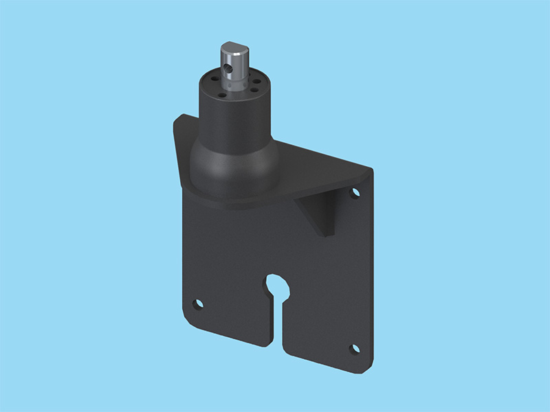 PS9シリーズ専用 壁取付ブラケット（ケーブル通し穴付） ブラック