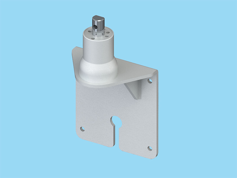 PS9シリーズ専用 壁取付ブラケット（ケーブル通し穴付） シルバー