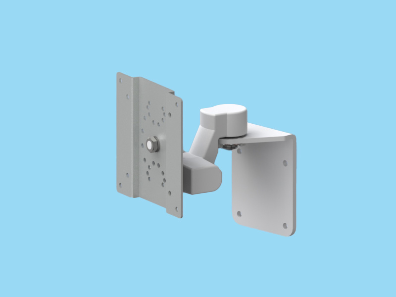 2Kg対応 ディスプレイ用 壁取付金具（ホワイト）