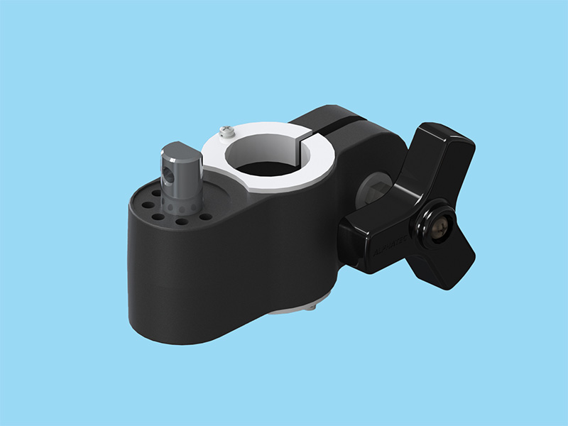 PS7AX・G1AXシリーズ用 パイプ径32ミリ用 取付ブラケット ブラック