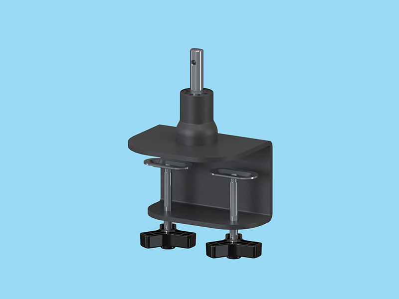 PS5CX・PS7BX・G1BXシリーズ用 ノブ式強化クランプ ブラック