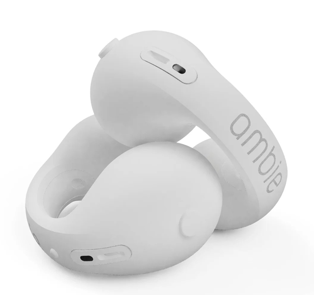 ambie sound earcuffs AM-TW02COM White × White (凸ボタンタイプ)