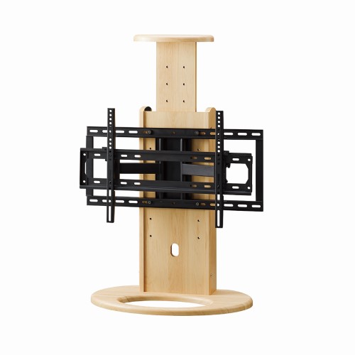 木製卓上デジタルサイネージスタンド 天使 TEN21 ディスプレイ取付金具付 ディスプレイ推奨サイズ 32型～55型