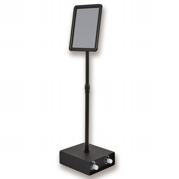 転倒防止アルミ枠ポスタースタンド A4サイズ