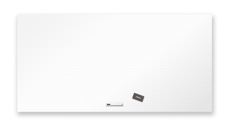 抗菌ホワイトマグネットシート 暗線入り 4L