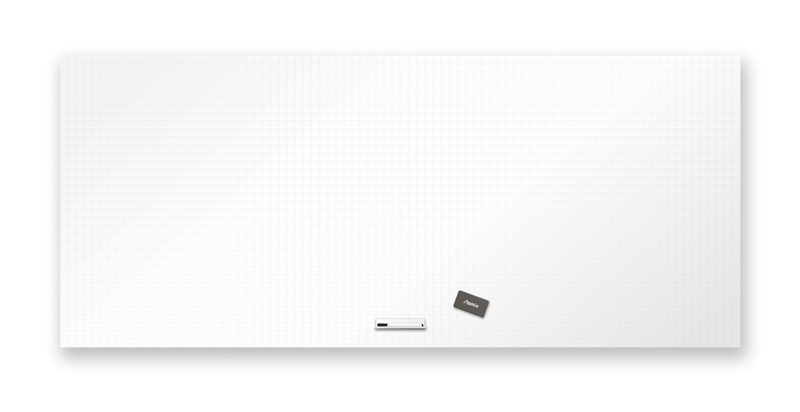 抗菌ホワイトマグネットシート 暗線入り 5L