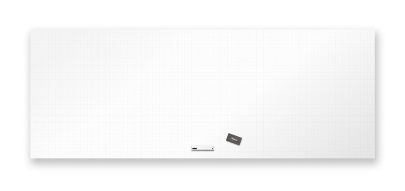 抗菌ホワイトマグネットシート 暗線入り 6L