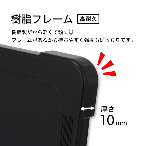 樹脂フレーム使用