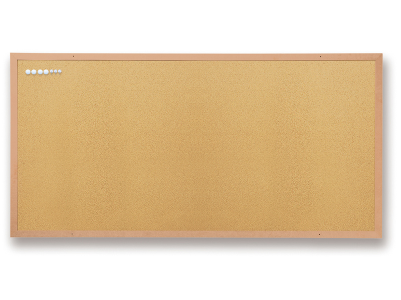 マグピンコルクボード マグネットが付く 1800×900mm 4Lサイズ 厚み12mmでプッシュピンが裏に出ない