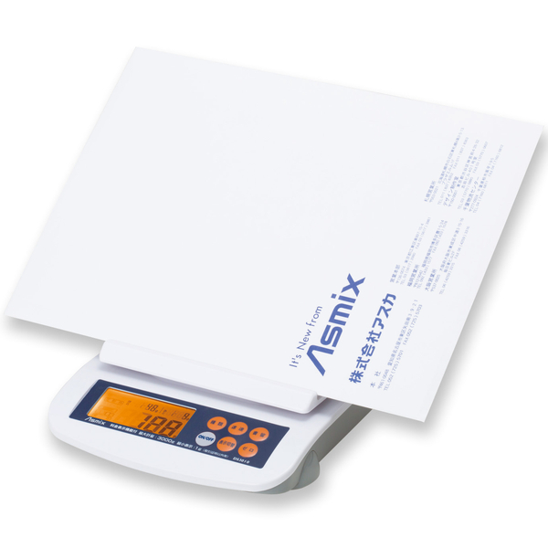 蓋を開いて封筒を載せた画像