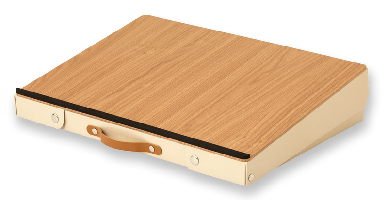 どこでも学習台 ポータブルデスク 傾斜10度 集中力 姿勢 収納付き 持ち運び可 フリーアドレス