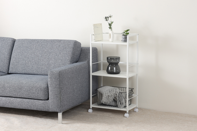 デスクワゴン3段 ホワイト