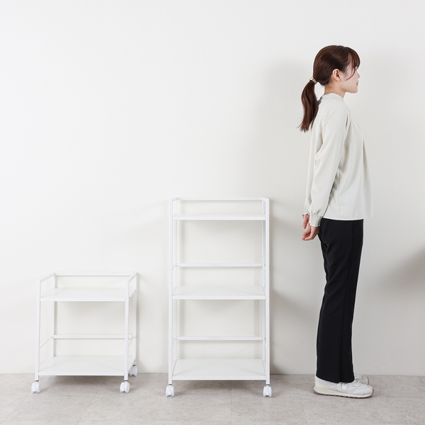デスクワゴン3段 ホワイト