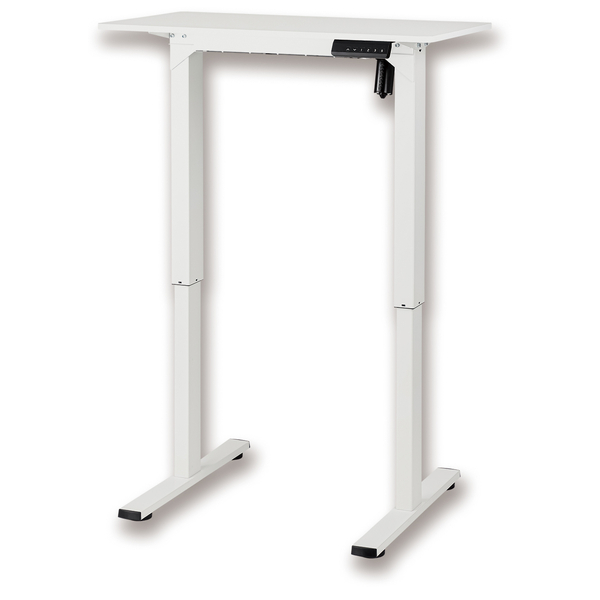 電動昇降デスク メモリー付 天板幅850mm ホワイト