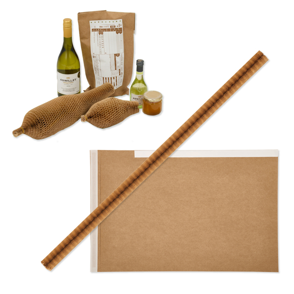 ハニカム緩衝材 500mm 梱包袋セット