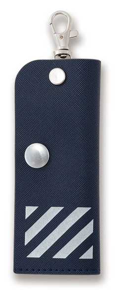目隠しキーケース ネイビー