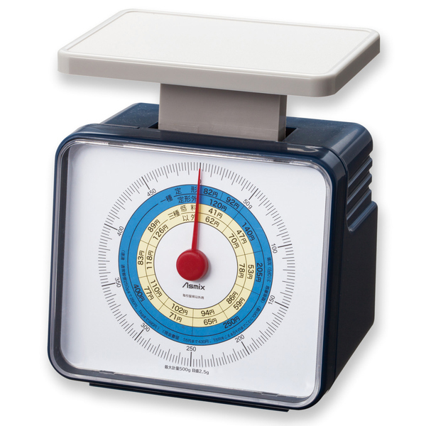 レタースケール 最大500gまで計量 郵便料金は目盛り板で確認 計量皿寸法W135×D95mm 材質ABS 付属品取扱説明書 本体寸法140×102×160mm 本体質量330g