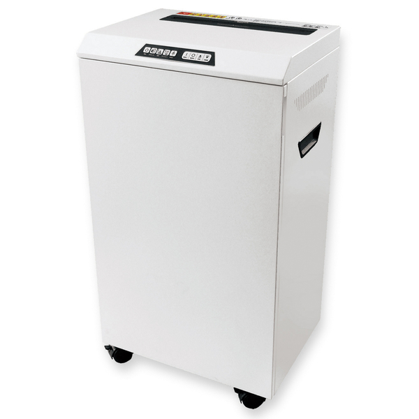 業務用クロスカットシュレッダー A3対応 金属ボディ 最大23枚細断(50Hz) ダスト容量55.7L 定格時間60分 細断寸法4×40mm W460×D338×H845mm