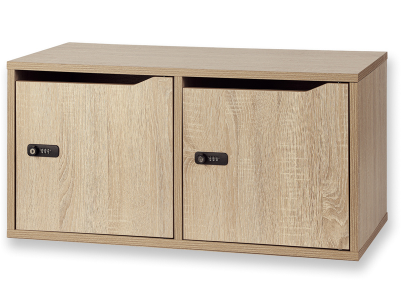 組立式 木製収納ボックス ワイド