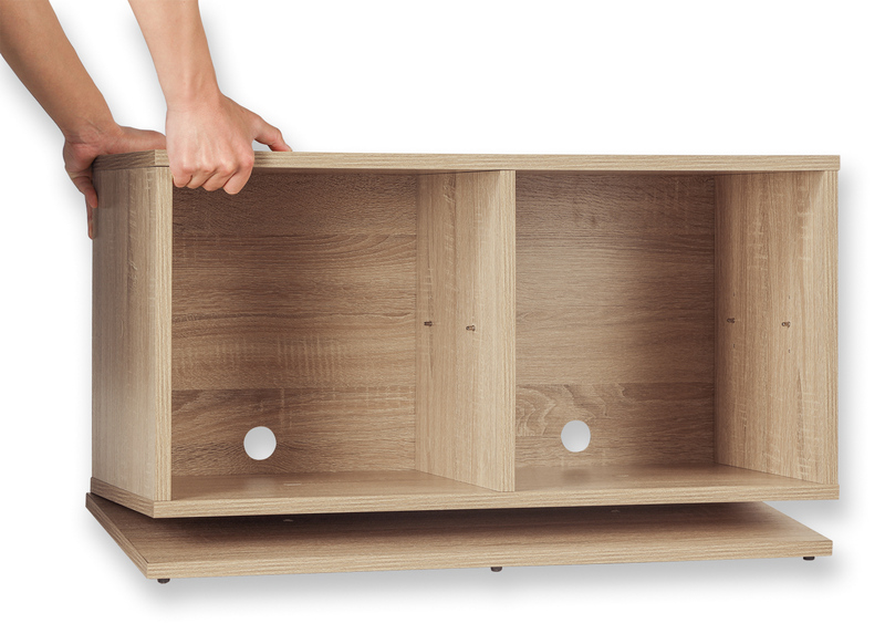 組立式 木製収納ボックス ワイド ベース