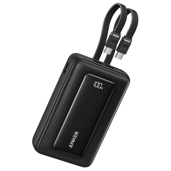 Anker Zolo Power Bank (20000mAh 45W Built-In Dual USB-Cケーブル) ブラック