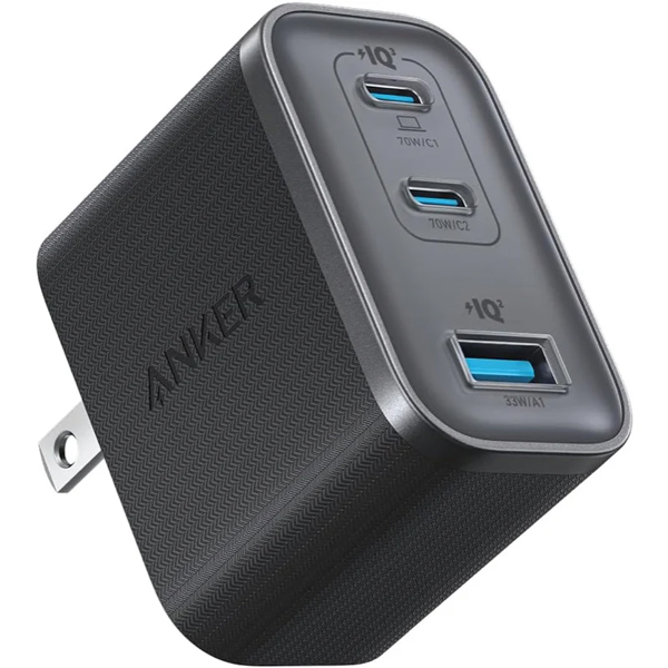 Anker Nano Charger (70W 3 Ports) ブラック