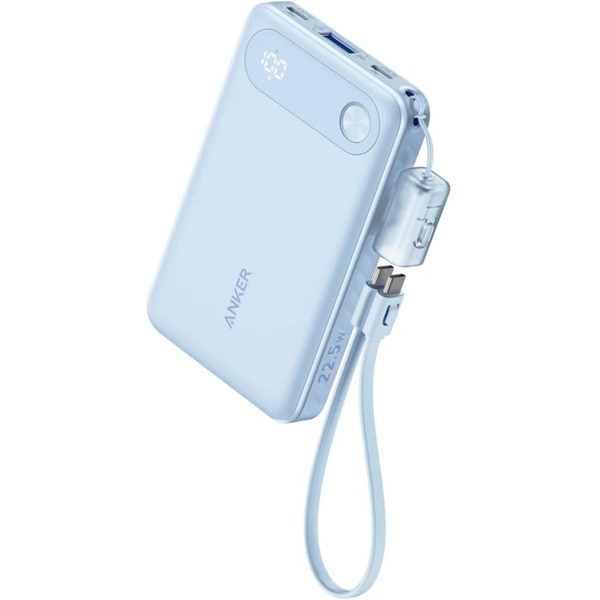 Anker Power Bank (10000mAh 22.5W) 【アップグレード版】 ブルー