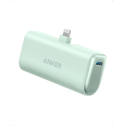 Anker Nano Power Bank (12W Built-In Lightning Connector) グリーン