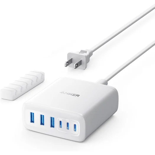 Anker Charger (112W、6 Ports、GaN) (ホワイト)