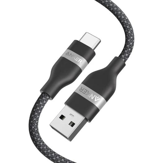 Anker USB-C & USB-A ケーブル (高耐久ナイロン) 0.9m