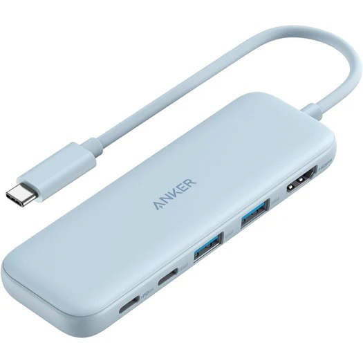 Anker 332 USB-C ハブ (5-in-1) ブルー