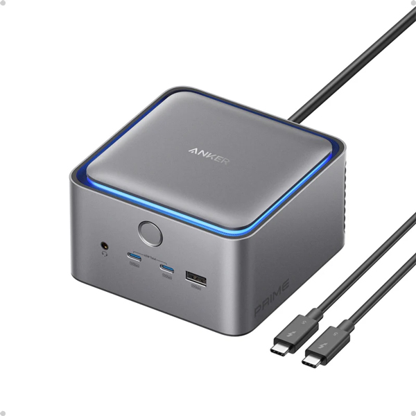 Anker Prime ドッキングステーション (14-in-1 8K Thunderbolt 5) USB PD最大140W出力対応 120Gbps高速データ転送 最大8K グレー
