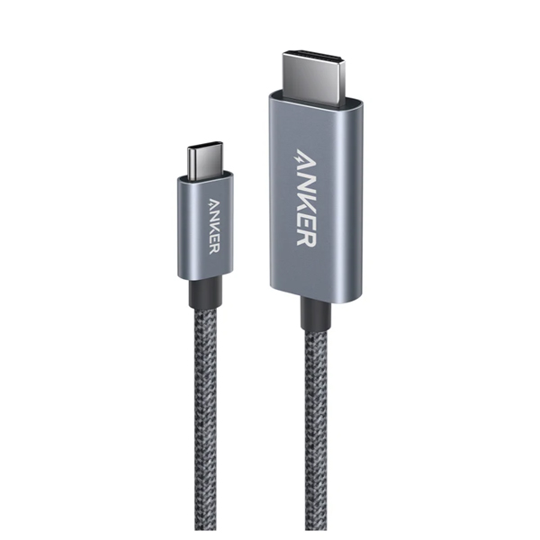 Anker Nano USB-C & HDMI ケーブル (4K 高耐久ナイロン) 0.9m