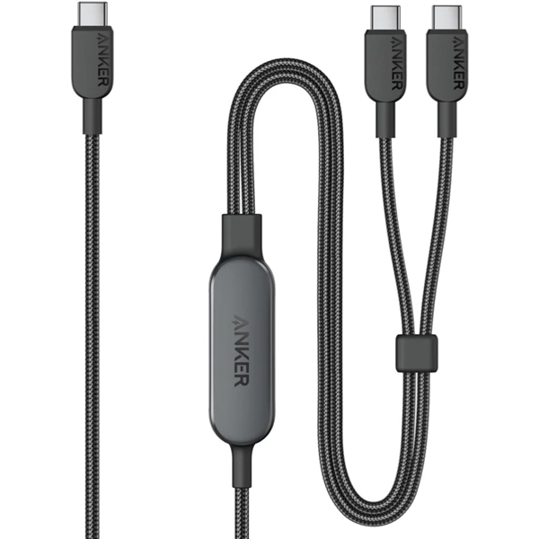Anker USB-C ＆ USB-C ケーブル (2-in-1 140W) 1.8m ブラック