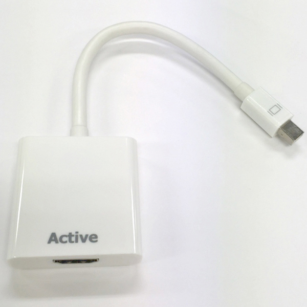 mini DisplayPort to HDMI2.0変換アダプタ