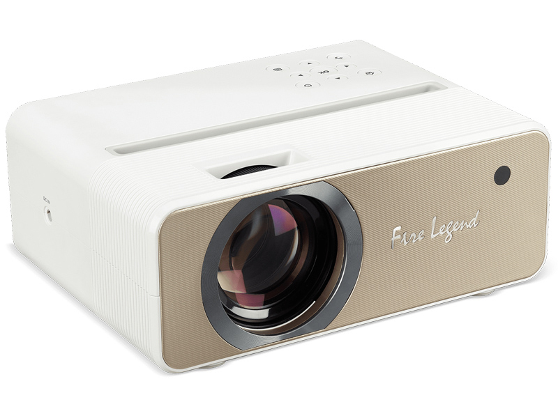 Fire Legend LEDモバイルプロジェクター QF12 （1920×1080(1080p)/100ANSI lm (標準)/HDMI・Wi-Fi/1.3Kg/2年間保証）