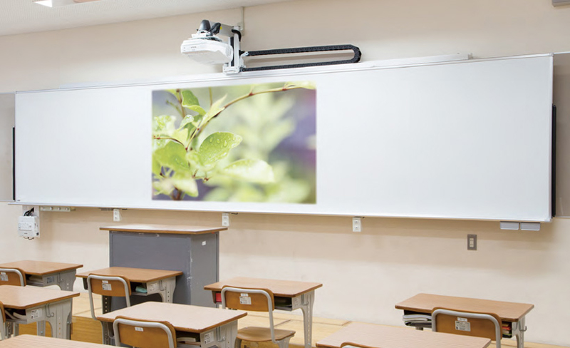 板書・映写一体型電子黒板 AOI-SPCMシリーズ 昇降式黒板プロジェクタースライドタイプ