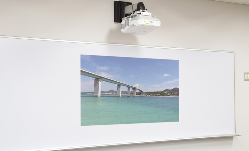 板書・映写一体型電子黒板 AOI-SPCMシリーズ プロジェクター壁面固定タイプ