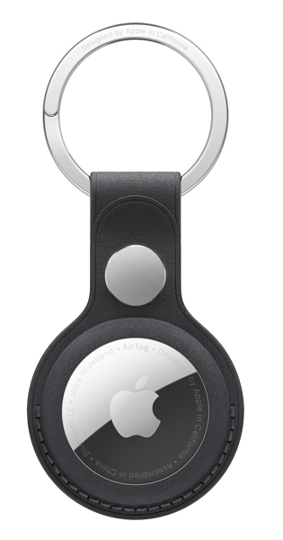 AirTagファインウーブンキーリング - ブラック