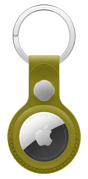 AirTagファインウーブンキーリング - シャルトリューズ