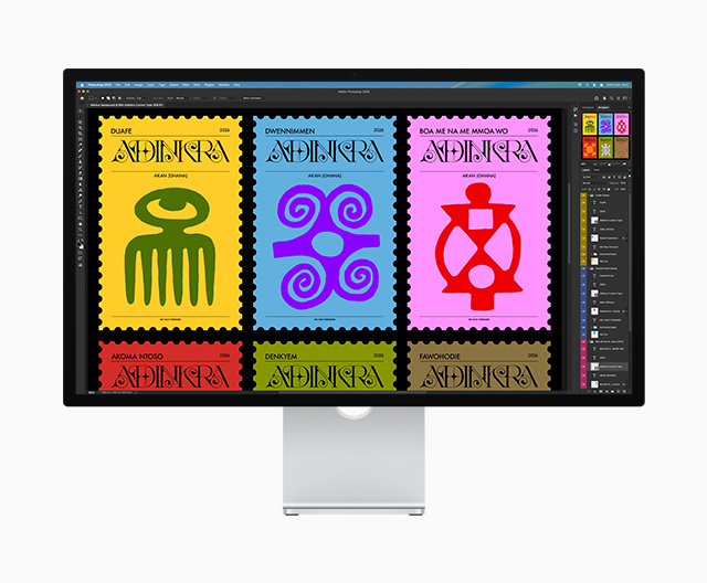 Studio Display - Nano-textureガラス - 27型/5120×2880/Thunderbolt 5、USB-C/シルバー/スピーカー：あり/傾きを調整できるスタンド