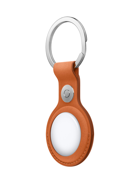 AirTagファインウーブンキーリング - フォックスオレンジ