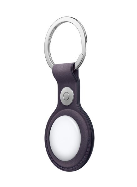 AirTagファインウーブンキーリング - ミッドナイトパープル