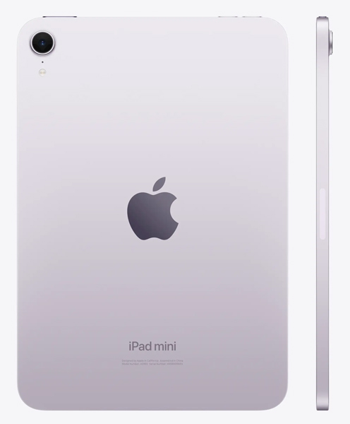 iPad mini Wi-Fiモデル 512GB - パープル (CPU：A17 Pro/メモリ非公開/ストレージタイプ非公開512GB/iPasOS/8.3型/SIMスロット：なし)