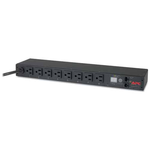Rack PDU、Metered、1U、15A、100V、(8) 5-15