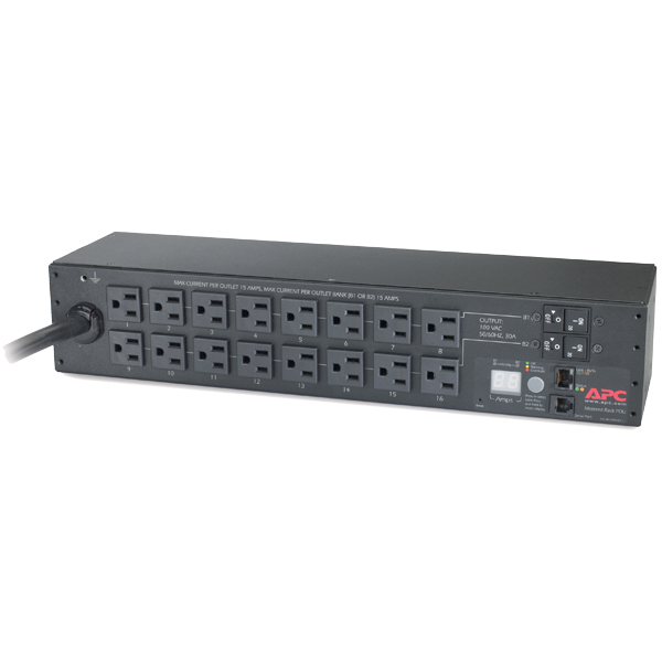 Rack PDU Metered 2U 30A 100V (16) 5-15 5年保証