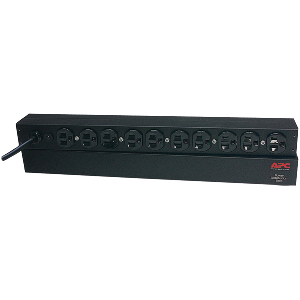 Rack PDU Basic 1U 15A 100V (10) 5-15R 5年保証