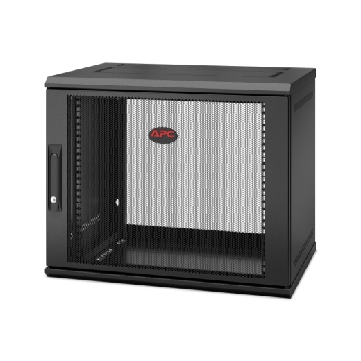 NetShelter WX 9U Single Hinged Wall-mount Enclosure 400mm Deep