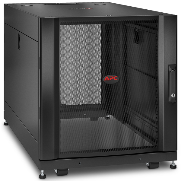 APC NetShelter SX 12U Server Rack Enclosure 600mm x 1070mm w/ Sides Black