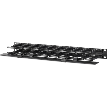 Horizontal Cable Manager、1U x 4” Deep、Single-Sided with Cover